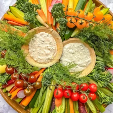 Vegetable Crudite Board