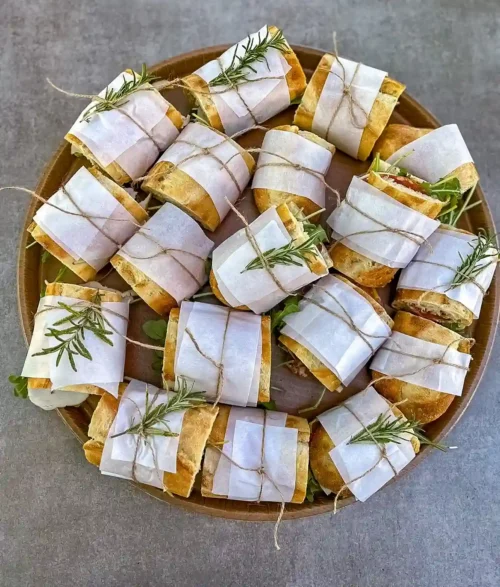 Gourmet sandwich platter with assorted sandwiches for catering | Always on Board