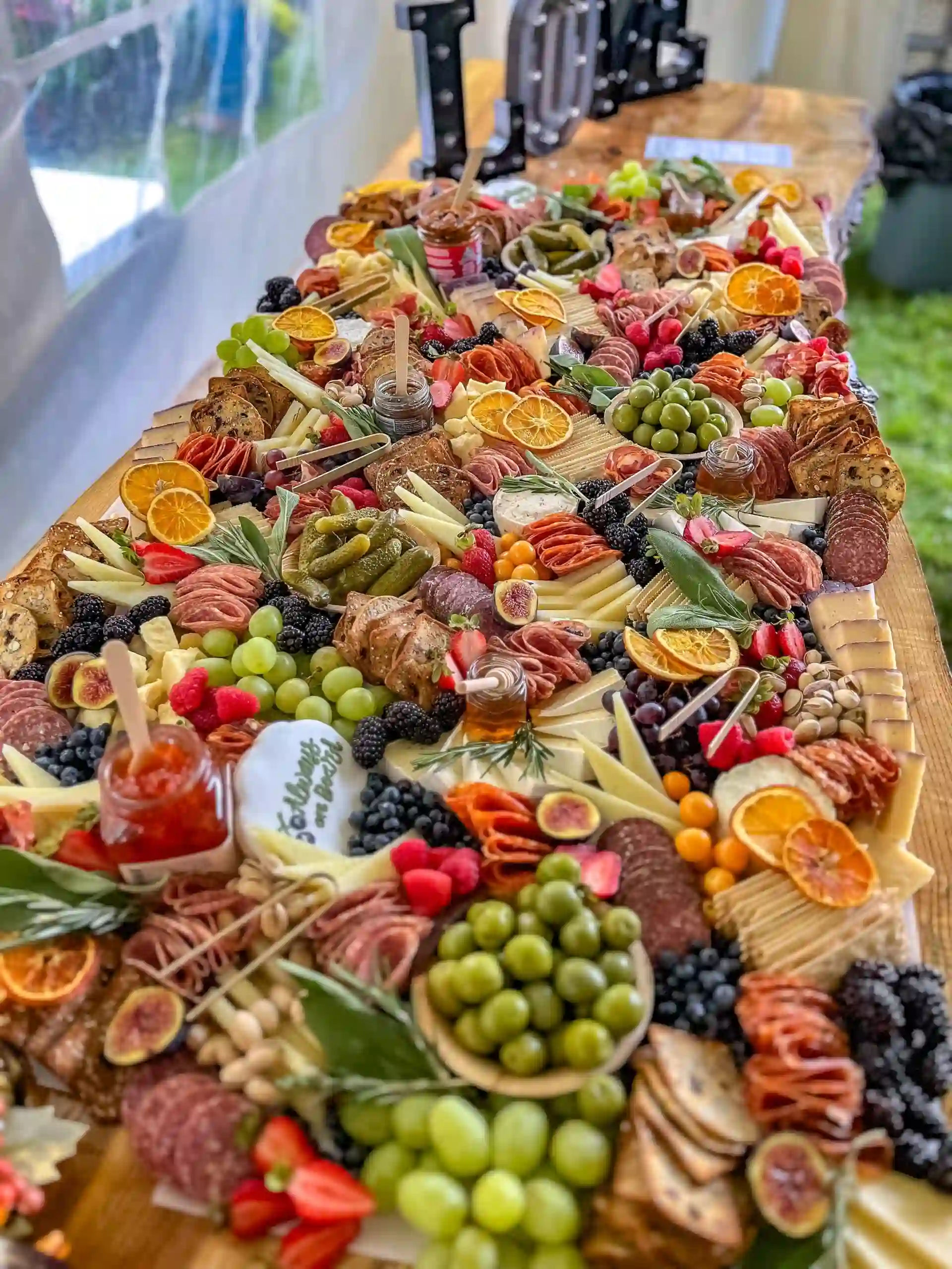 Charcuterie Grazing Table made for a customer in Uxbridge, Ontario